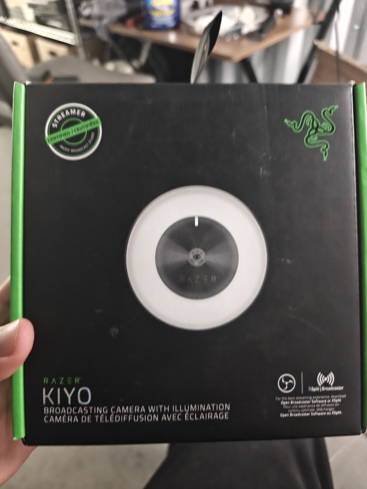 Razer Kiyo Webcam Camera Broadcasting Streaming HD 720p With Illumination