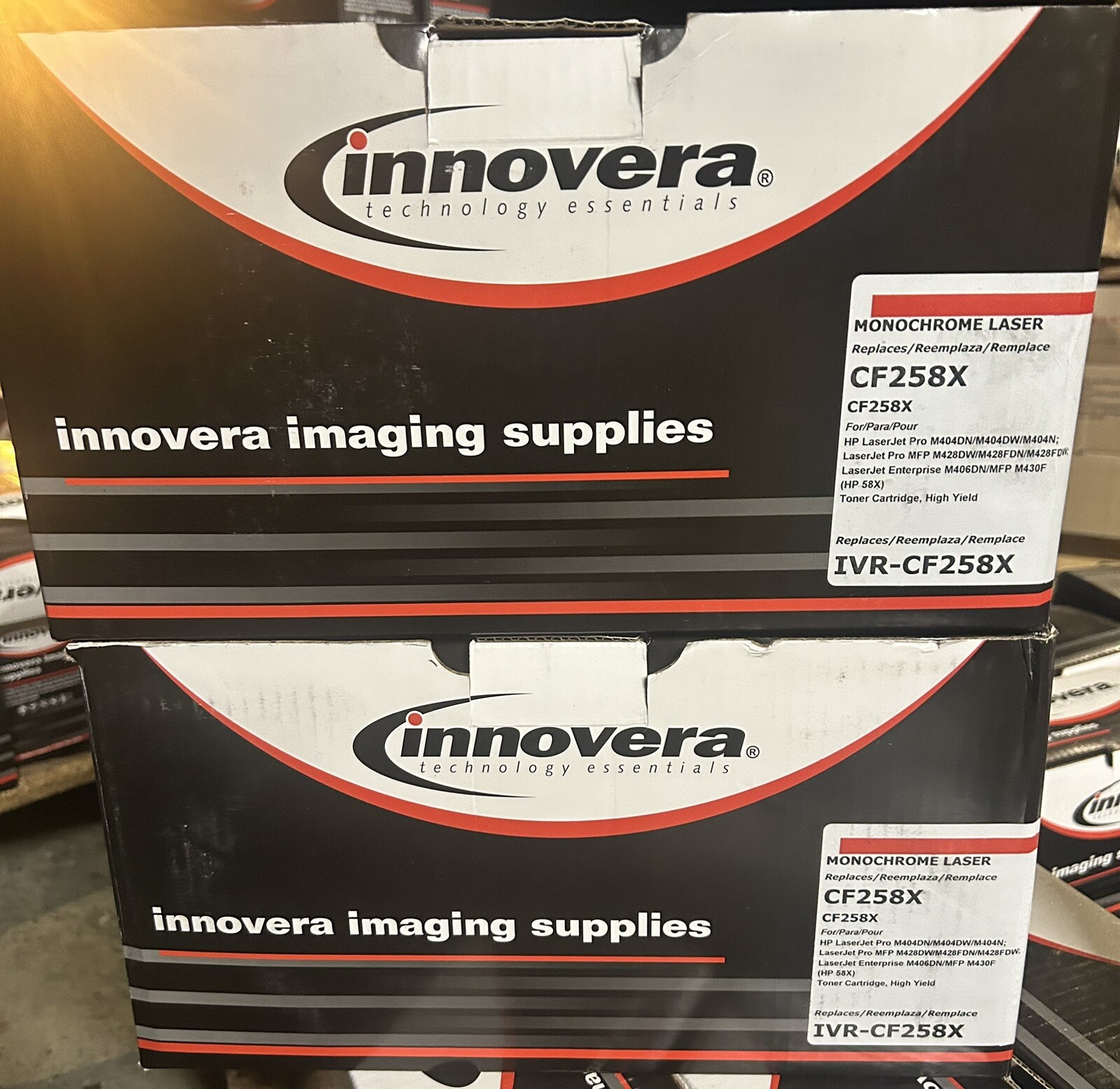 2-Ct Innovera Toner Cartridge Alternative for HP 58X CF258X Black