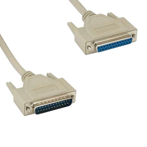 [Lot10] 3Ft DB25 25Pin Male to Female Cable 28AWG Serial RS232 Printer DTE Scann