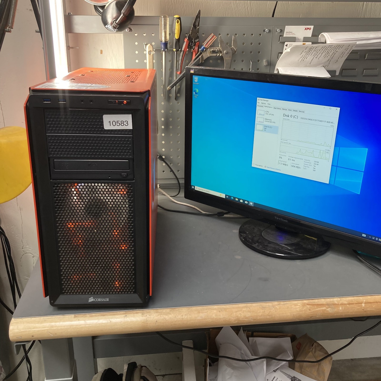 Gigabyte Desktop Light Gaming GA-X58a-UD5 16GB RAM DDR3 i7-930 2.80GHz 240GB SSD