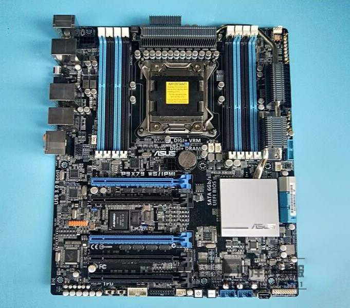 ASUS P9X79 WS/IPMI Motherboard Chipset Intel X79 LGA2011 DDR3 With a I/O 