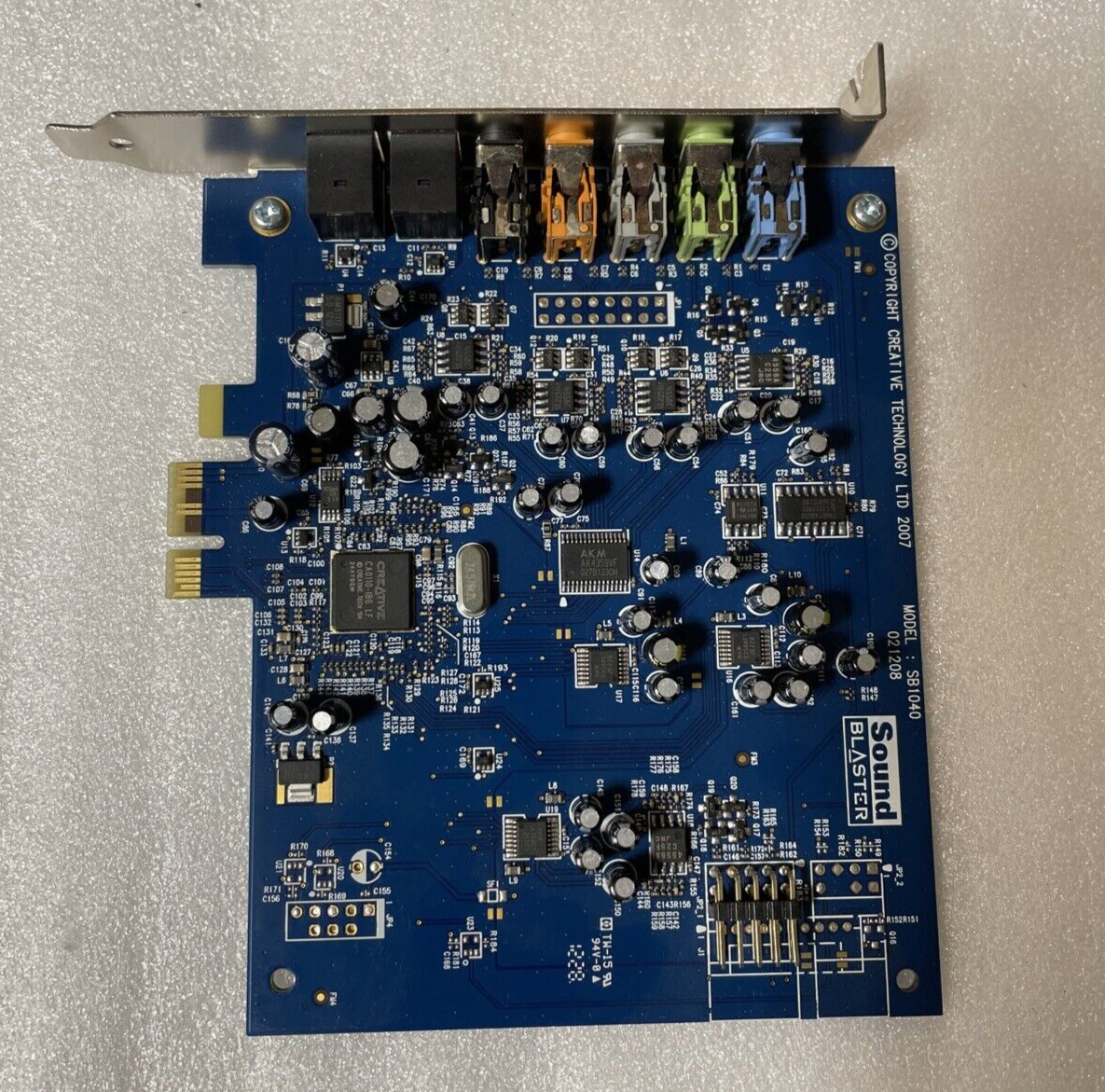Genuine Creative Technology Sound Blaster SB1040 High Profile PCI Sound Card