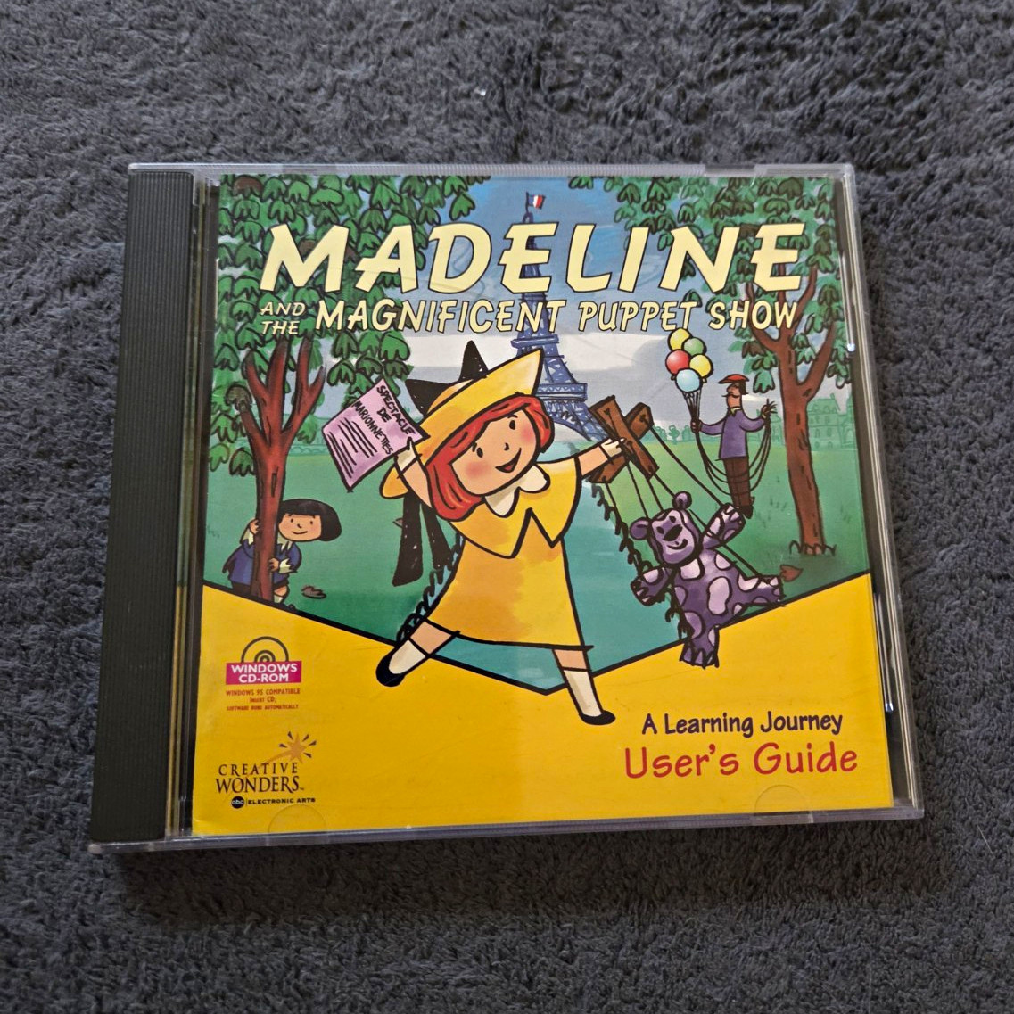 1995 Madeline and the Magnificent Puppet Show PC CD-ROM Windows Vintage Game