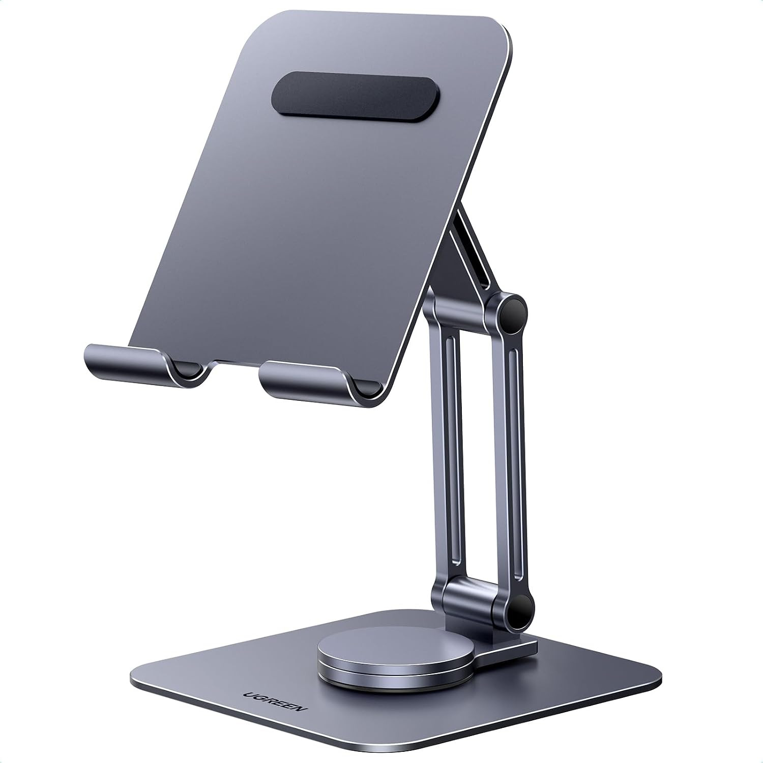 Tablet Stand for Desk Swivel with 360° Rotating Base Tablet Holder