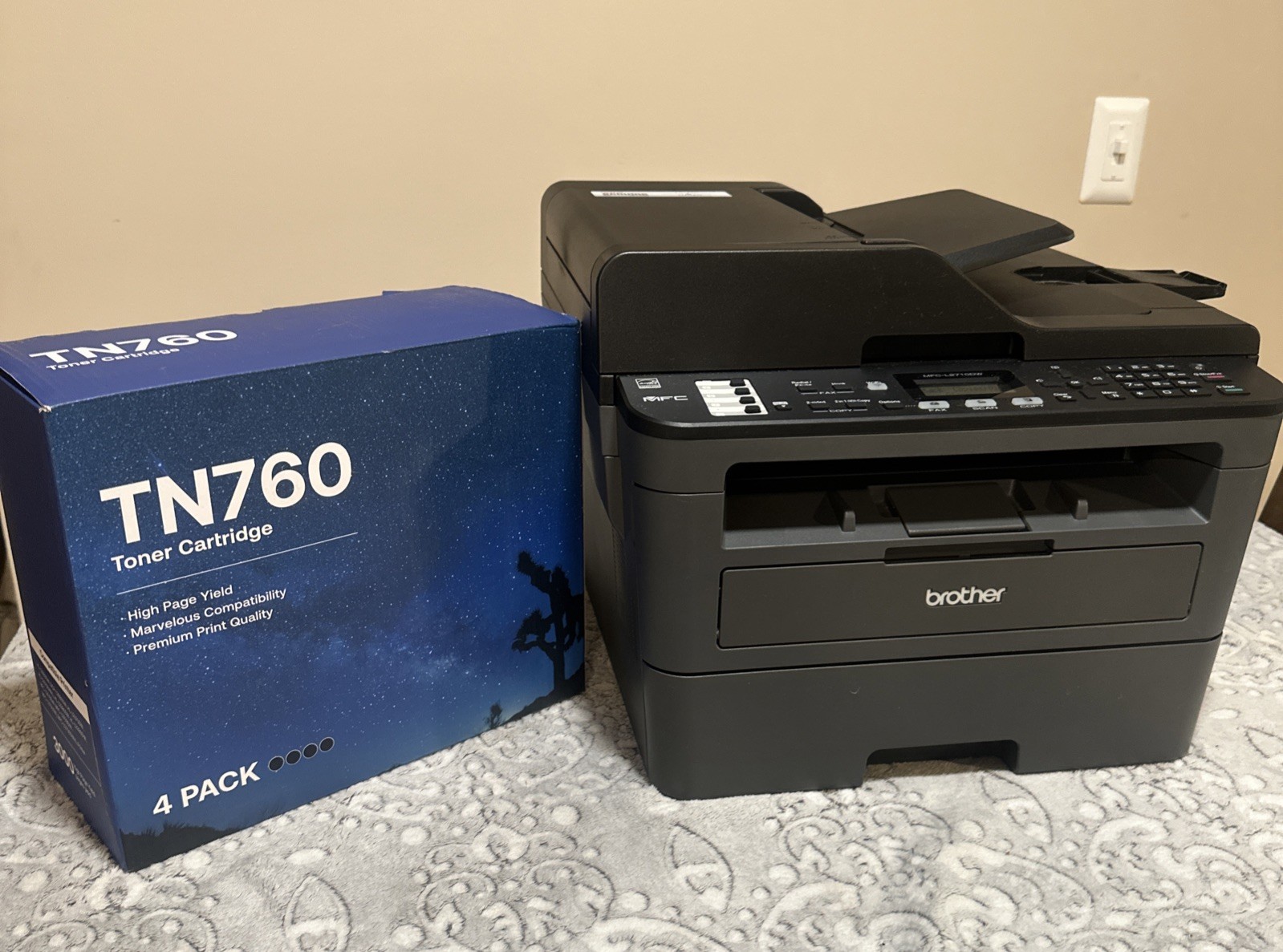Brother MFC-L2710DW Laser All-in-One B&W Duplex Wireless 32ppm Ethernet