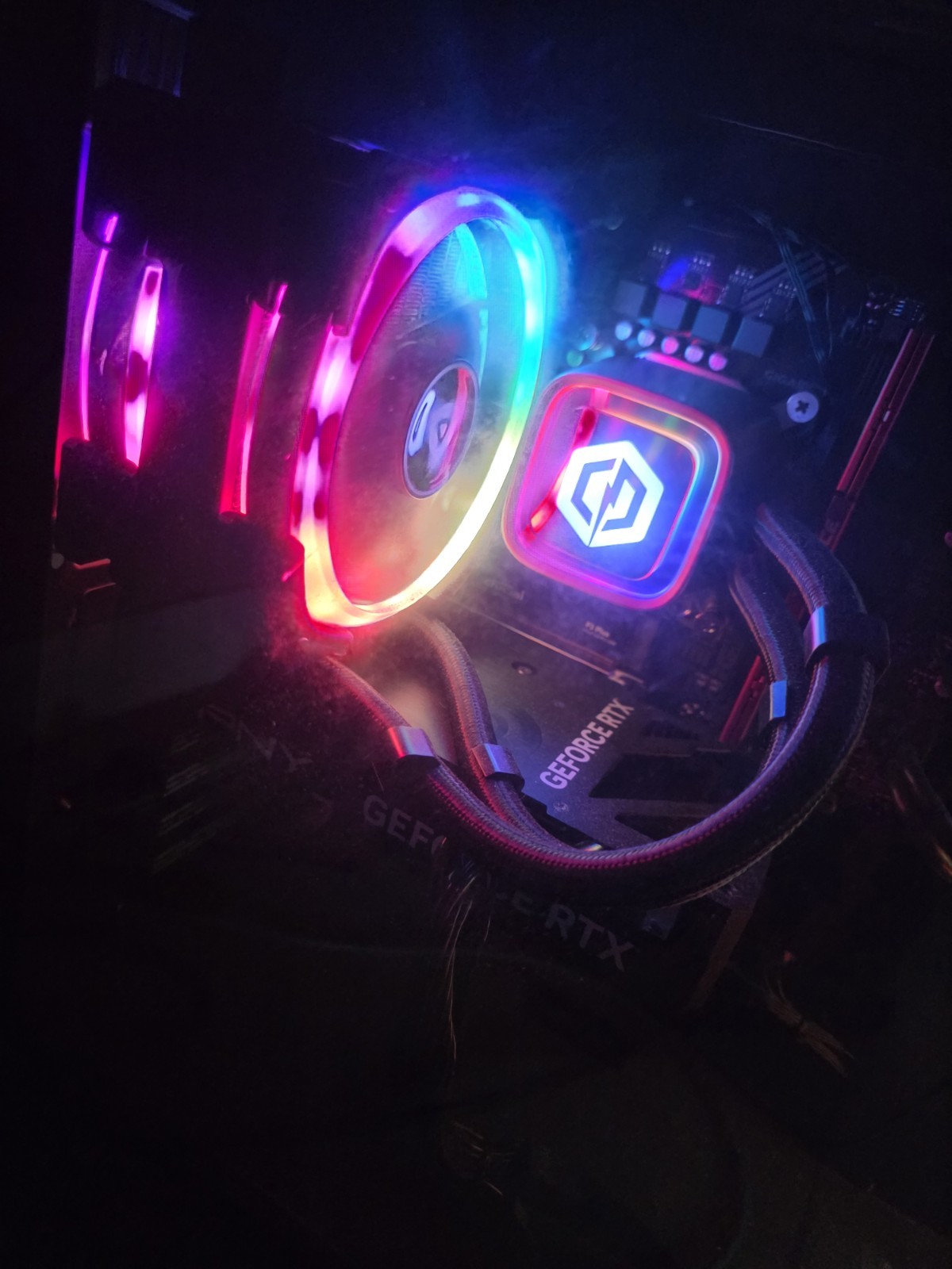 CyberPowerPC Desktop Intel Core i7 13th Gen RTX 4060 16GB RAM RGB Lighting