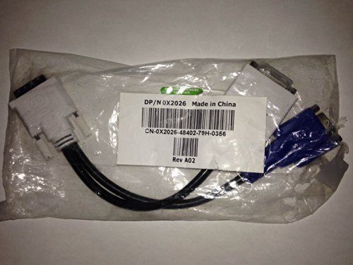 LOT OF 50,  NEW,  Dell X2026 DVI-I Splitter Cable DVI-I Male to DVI-D Dual link