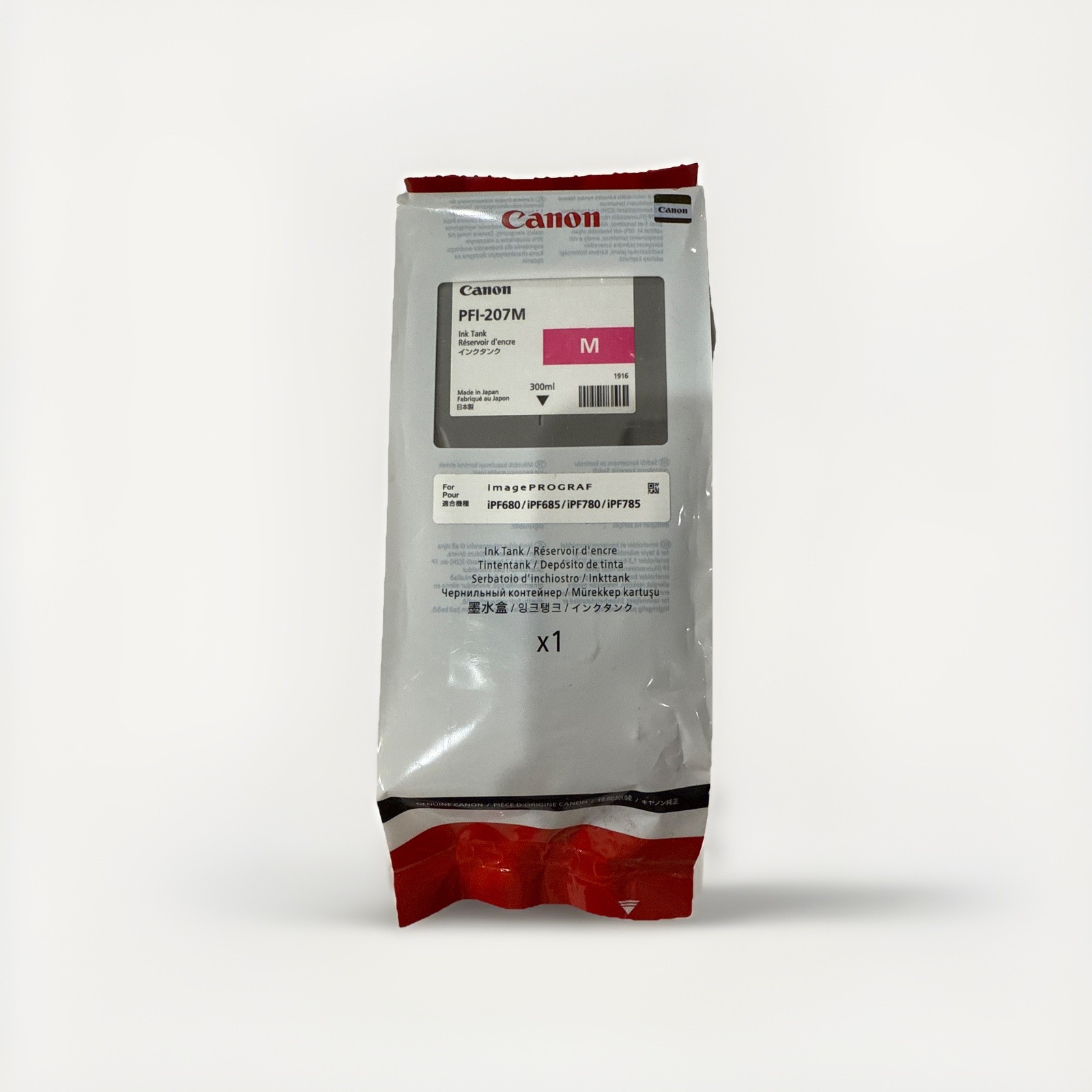 Canon Genuine PFI-207M Magenta Ink Cartridge Sealed - 07/2026