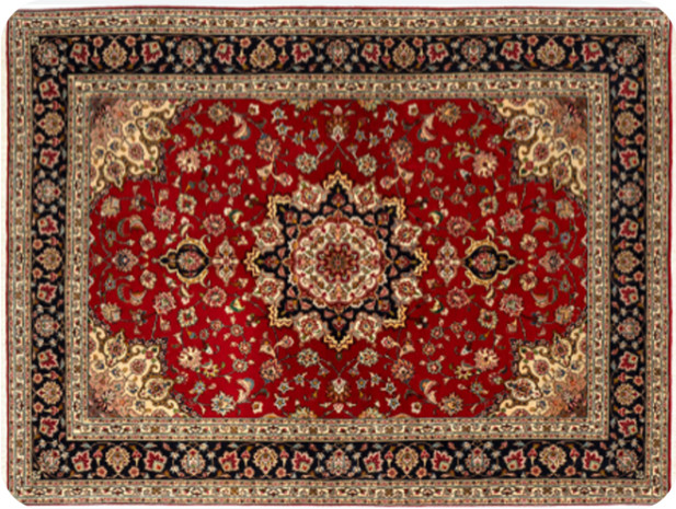 Oriental Rug Style Mousepad, Carpet Computer Mouse Pad