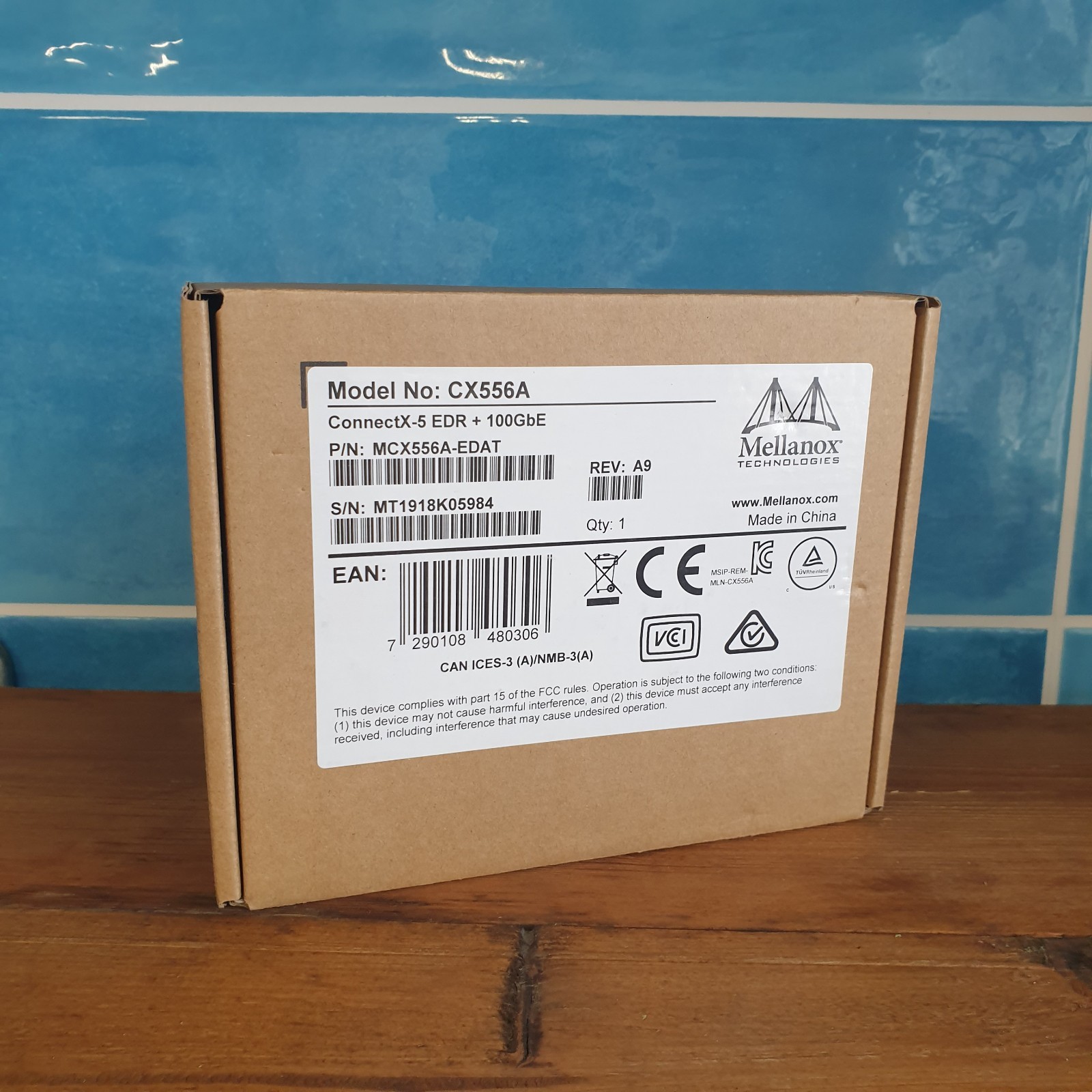Mellanox MCX556A-EDAT ConnectX-5 VPI 100GbE/EDR QSFP28 CX556A (540 EUR 0% VAT)