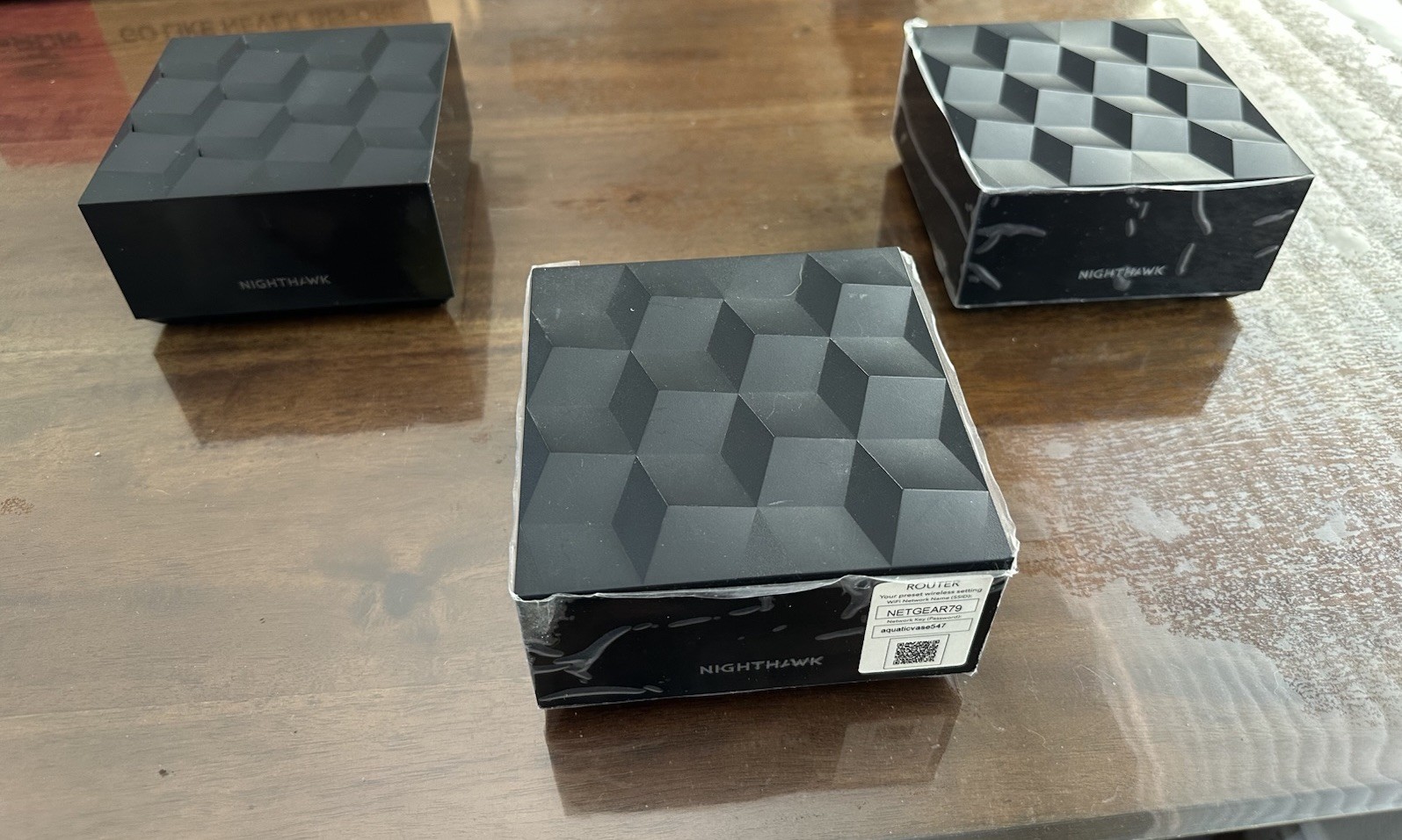NETGEAR Nighthawk MR60 Mesh WiFi 6 Dual-Band Router 3-Pack Black