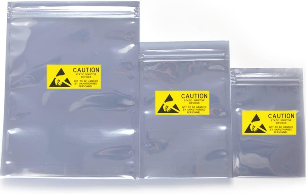 Anti Static Bags,30pcs Small Antistatic Resealable ESD Bag for 3.5 Hard Drive