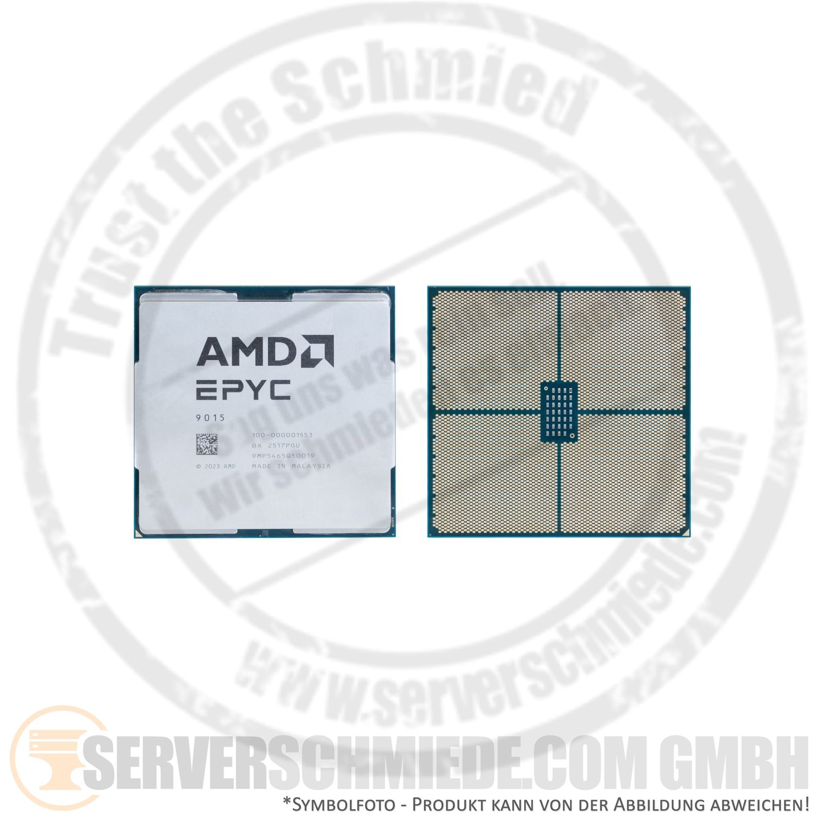 AMD Dell EPYC 9015 8C Server CPU 8x 3.6GHz 64MB Cache SP5 6096 125W