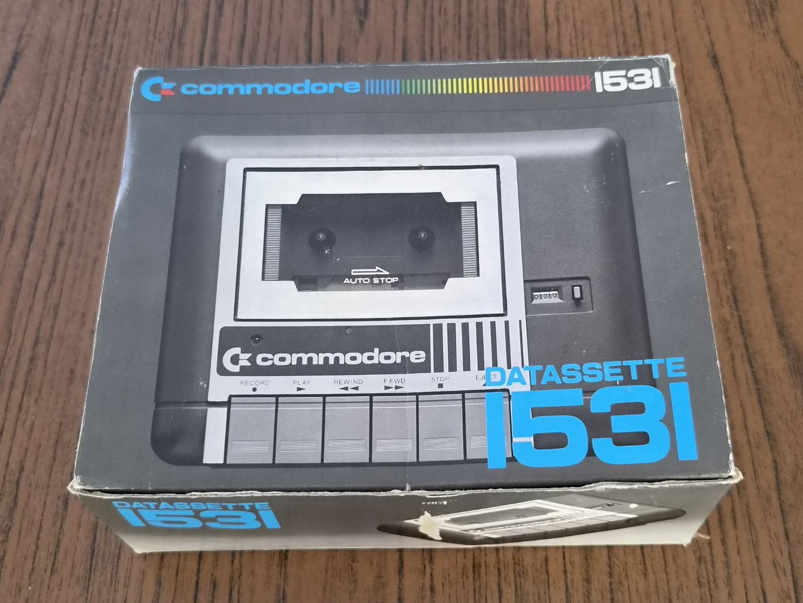 Commodore 1531 Datasette Cassette Drive with BOX & user manual – C16/Plus/4