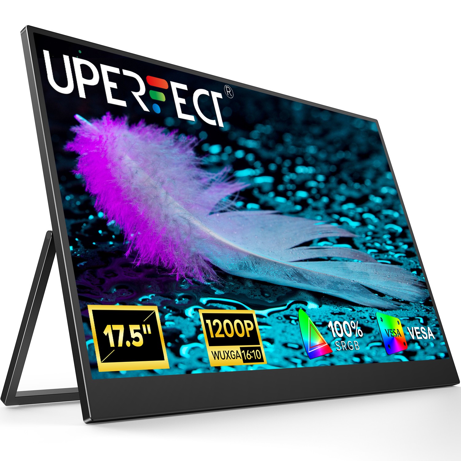 UPERFECT 17.5 Inch Portable Monitor Gaming Laptop External Screen 1920x1200