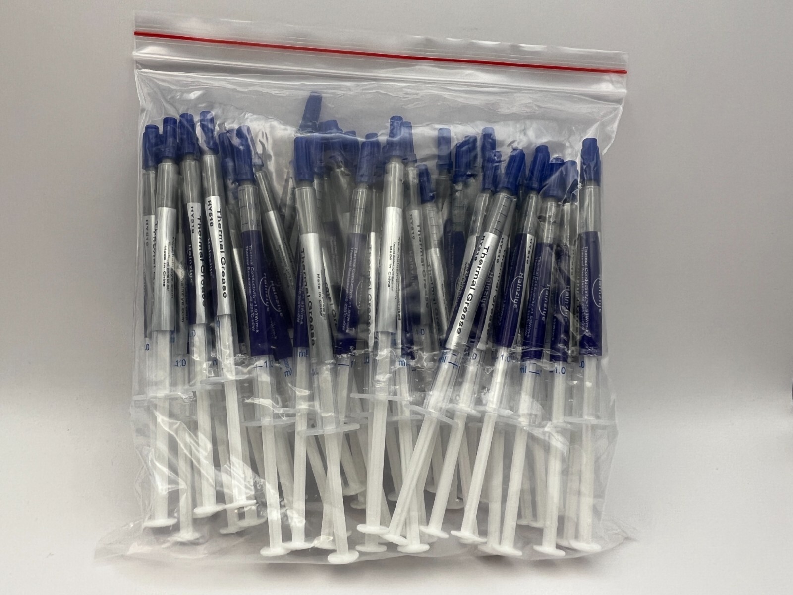 Thermal Compound Paste Grease for CPU GPU 1 gram Syringe tube ( 50 pieces)