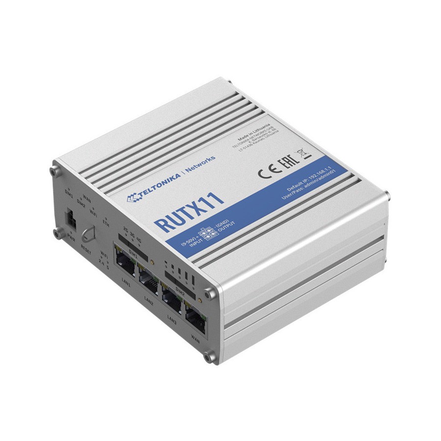 TELTONIKA RUTX11 - Instant LTE Failover | Reliable and Secure CAT6 Dual SIM 4...