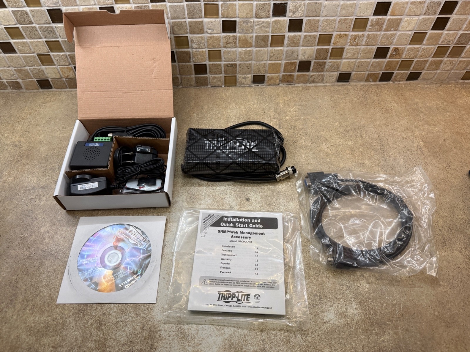 Tripp Lite SRCOOLNET AC8897 SNMP Remote Cooling Management Webcard G2U