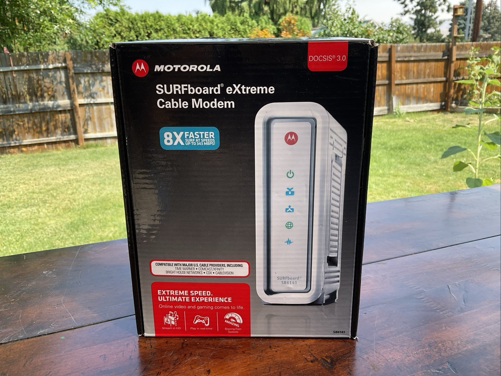 Motorola SURFboard SB6141 DOCSIS 3.0 Cable Modem 343 Mbps