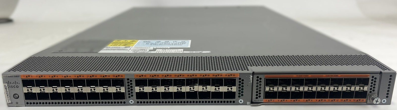 Cisco Nexus N5K-C5548UP V01-Port Switch w/N55-M16UP (CI) C