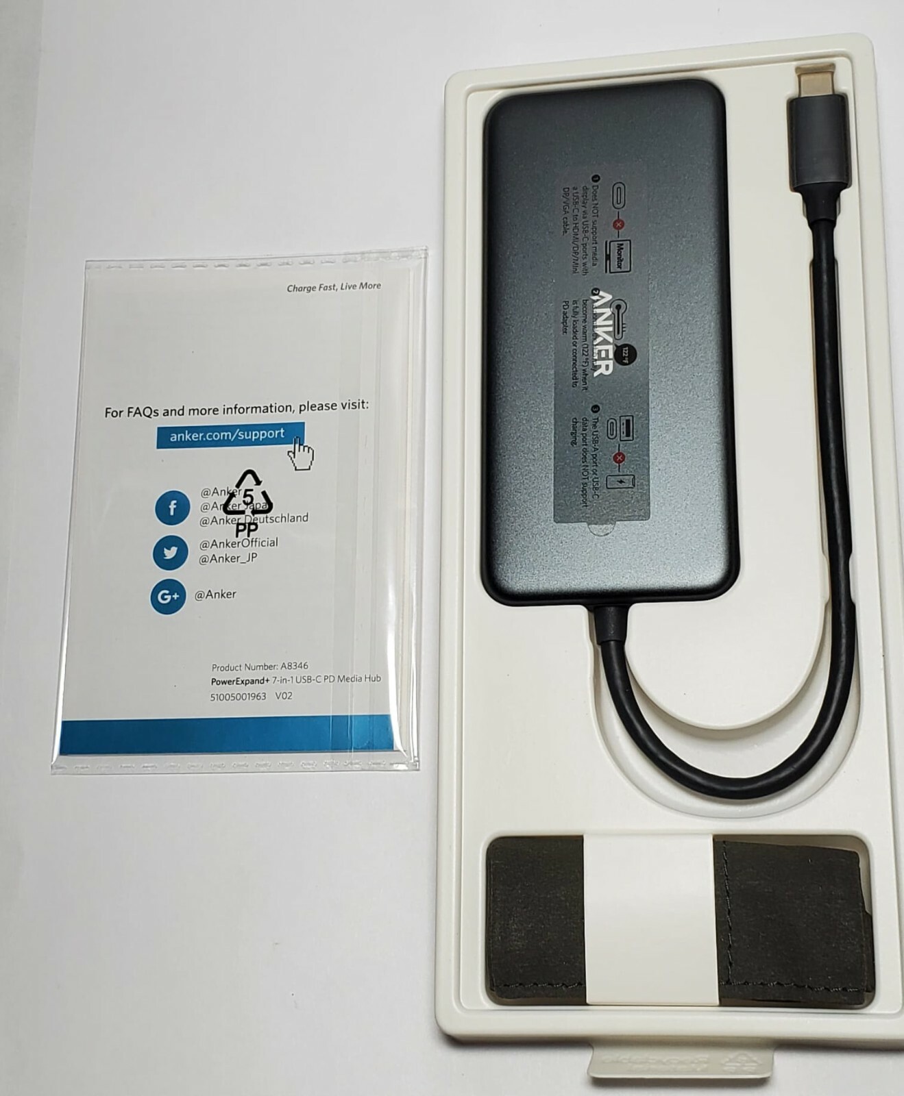 ANKER A83460A2 POWEREXPAND 7-IN-1 USB-C PD MEDIA HUB
