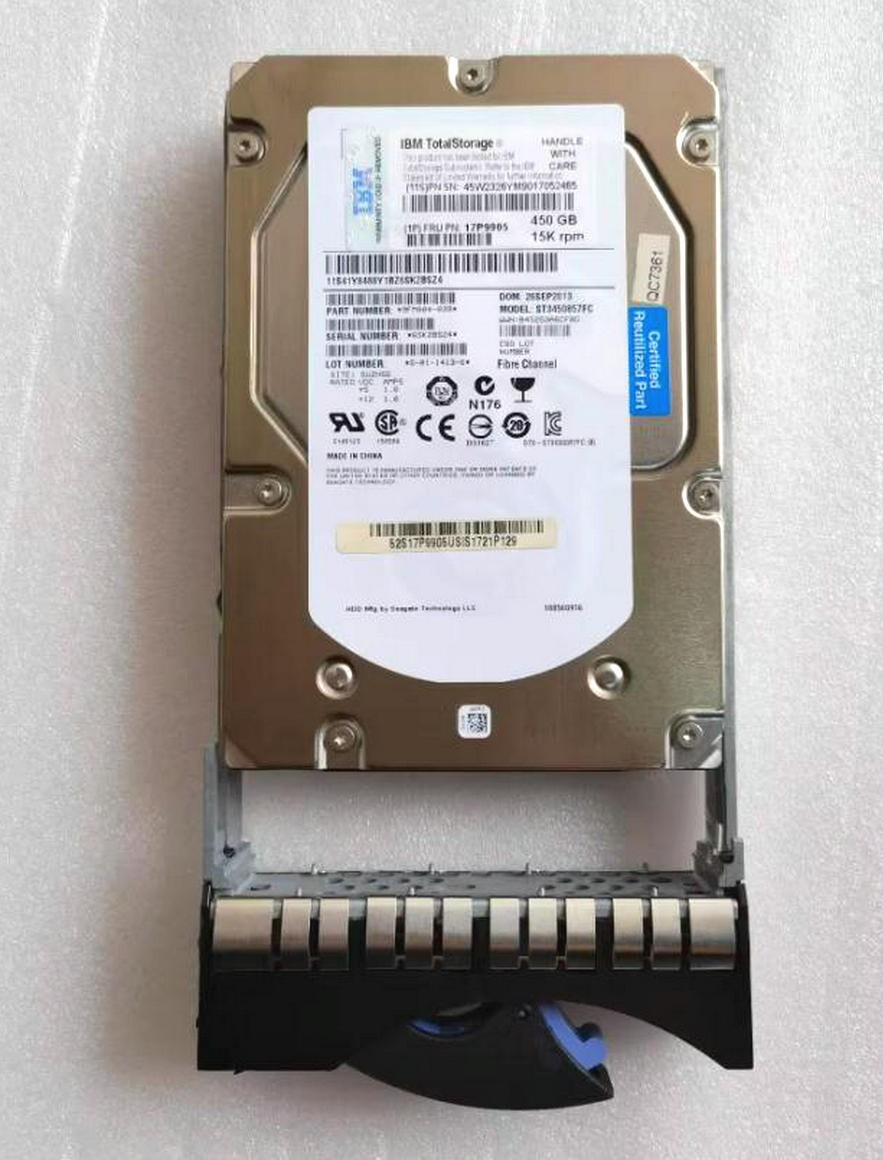 Compatible IBM 45W2326 17P9905 41Y8488 450G 15K FC 3.5 DS8000 DS6000 HDD