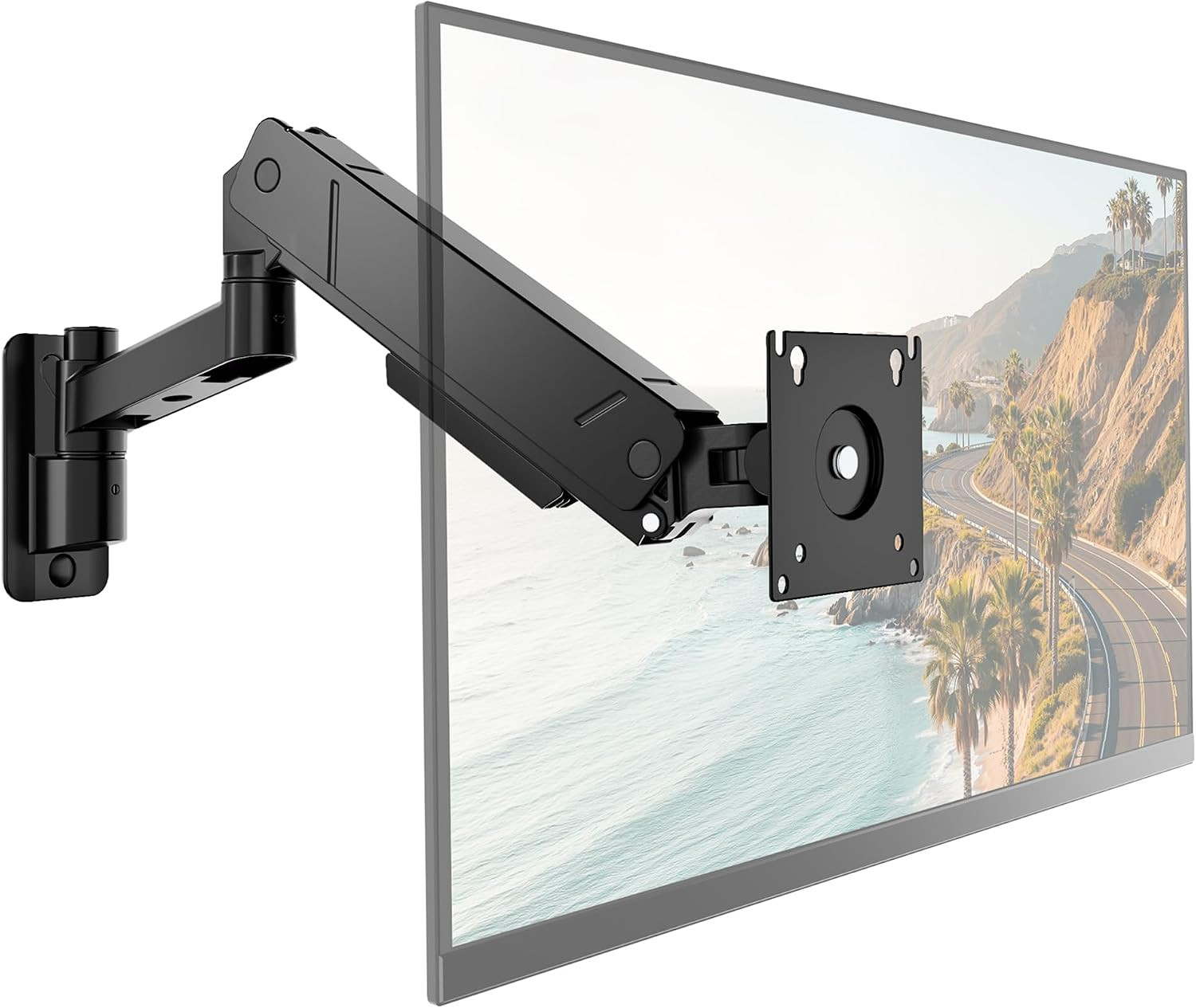 Heavy Duty Monitor Wall Mount for 17-45" Screens, Holds 35 Lbs | Full Motion Sin