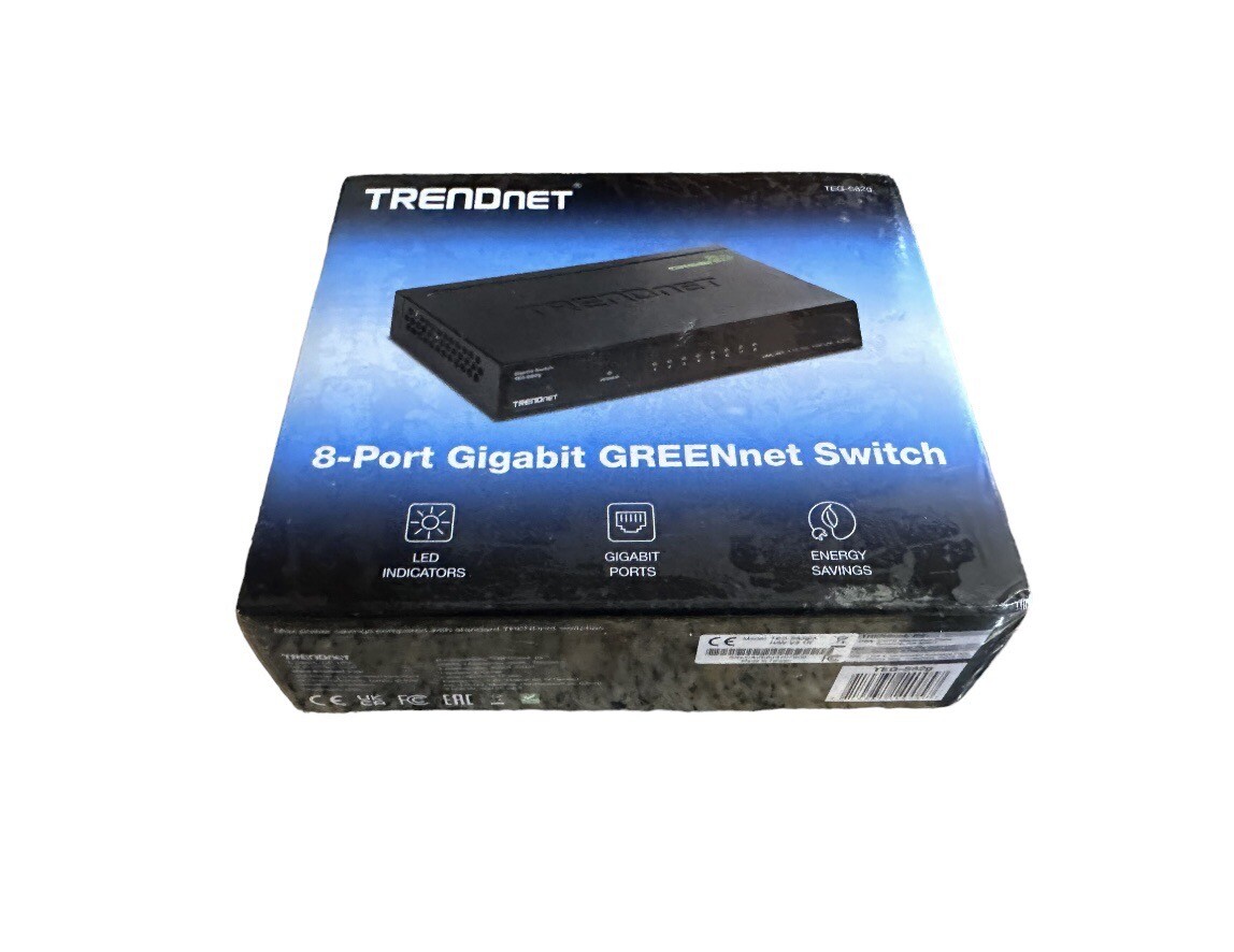 Brand New Sealed TRENDnet  TEG (TEGS82g) 8-Ports External Ethernet Switch
