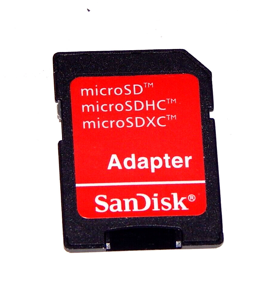 Pair of Sandisk Micro sd Mini TF Card Adapters (Micro SD to SD Card)