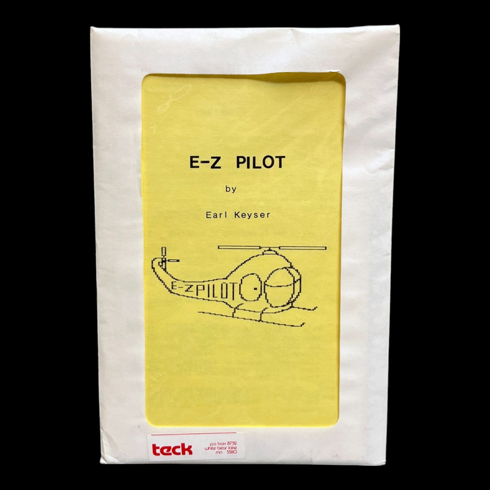 E-Z Pilot Apple II 5.25” 1983 Earl Keyser Sealed VTG Rare Educational Software