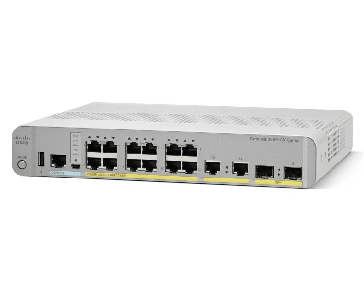 Cisco WS-C3560CX-12PC - 16 Ports Fully Managed Ethernet Switch