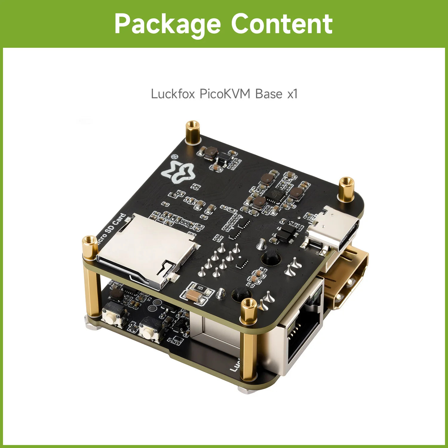 Waveshare Luckfox PicoKVM: Lightweight IP KVM, 1080p60 HDMI Input & HID Remote M