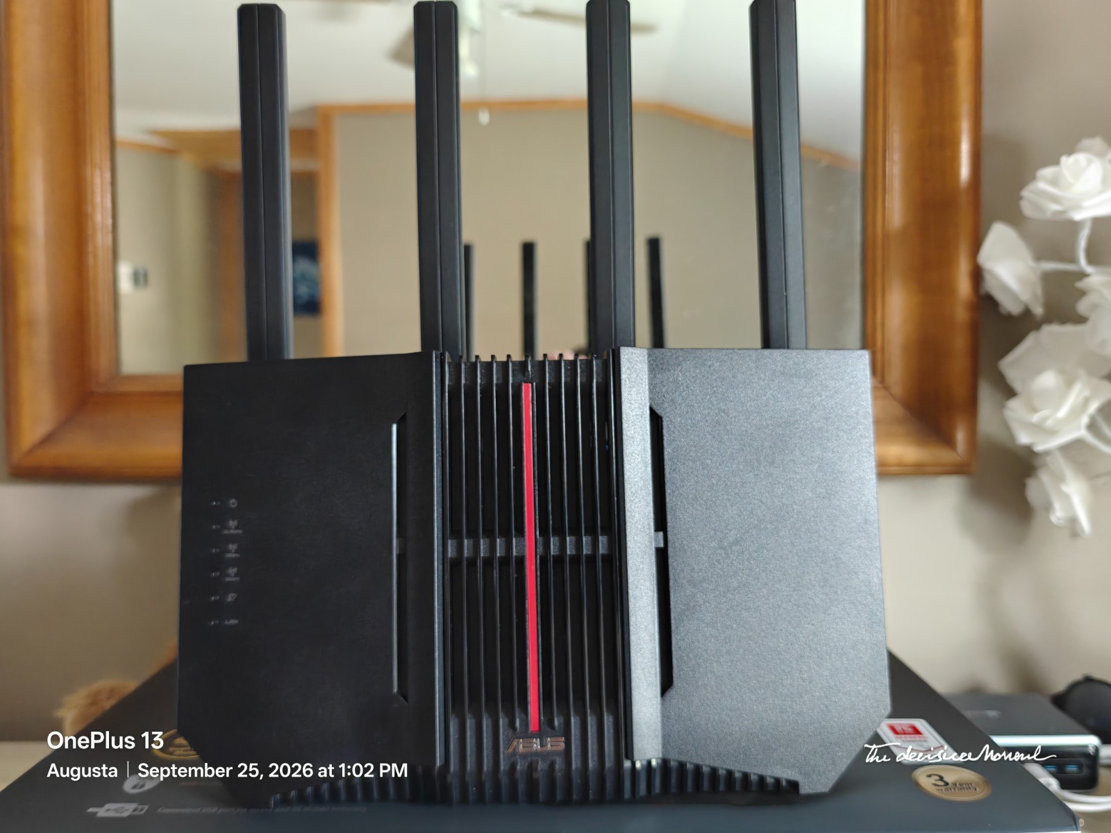 ASUS - RT-BE92U BE9700 Tri-Band Wi-Fi 7 Router - Black  Warranty until 1-17-29