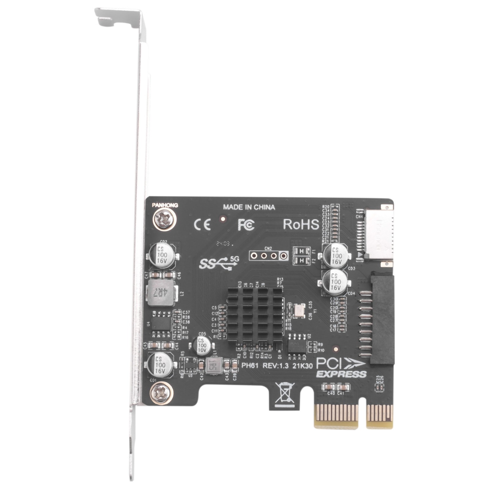 Pci Express Card Pcie to USB3 Type-E Front Type-C 19P Expansion Card9573