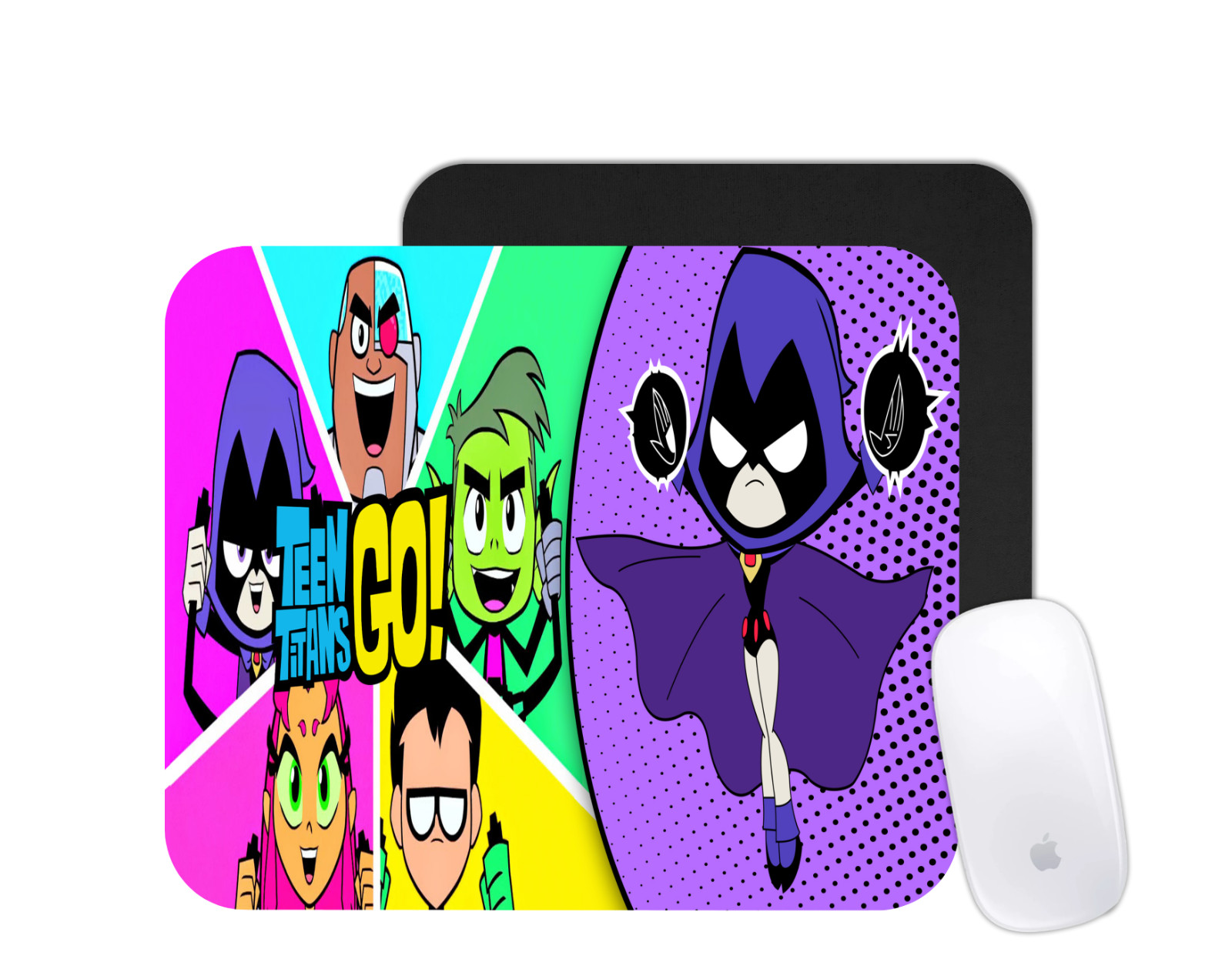 Raven Teen Titans Mouse Pad | Superhero Cartoon Desk Mat | Custom Action Gift