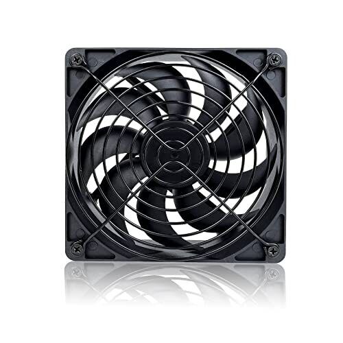 120x120x25mm 120mm 12V 0.45A 2Pin Computer Fan with AC Plug Cabinet Fan DC Br...
