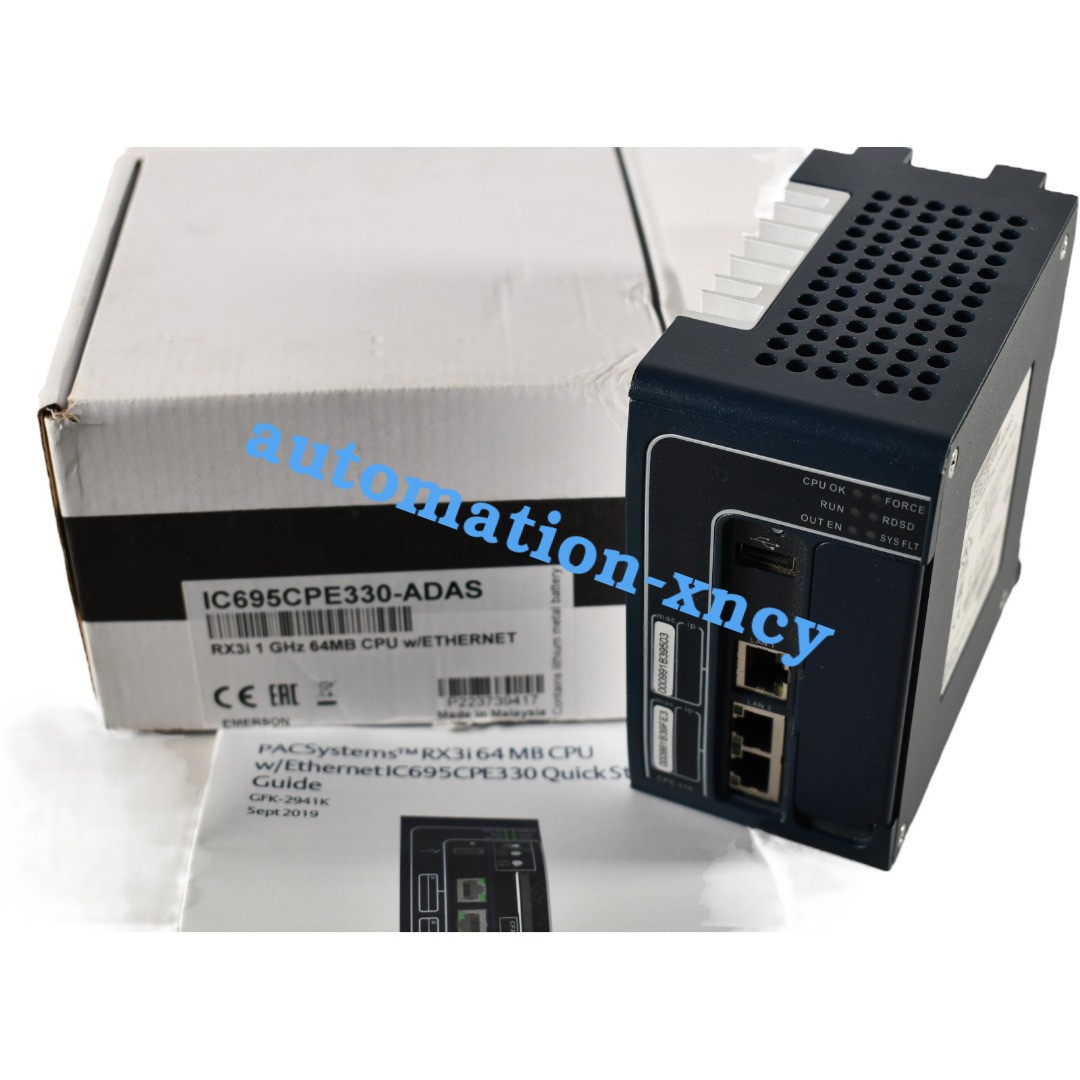 New Emerson IC695CPE330 PACSystems RX3i CPE330 Controller IC695CPE330-ADAS 1 Ghz