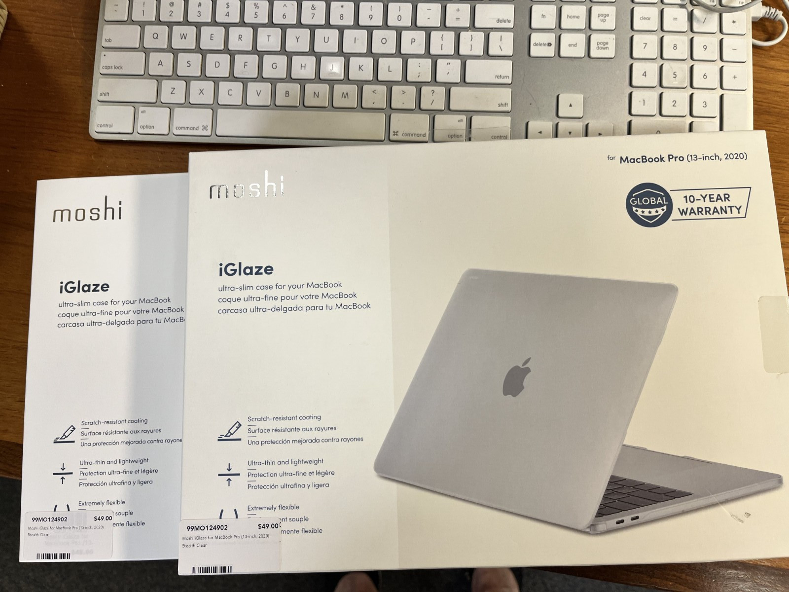 Moshi iGlaze Ultra-Slim Case For Macbook Pro 13 Inch 2020 Brand New Clear
