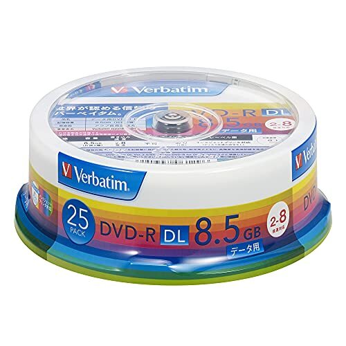Mitsubishi Kagaku Media Verbatim DVD-R DL for Data 8.5GB 25 disc DHR85HP25V1 NEW