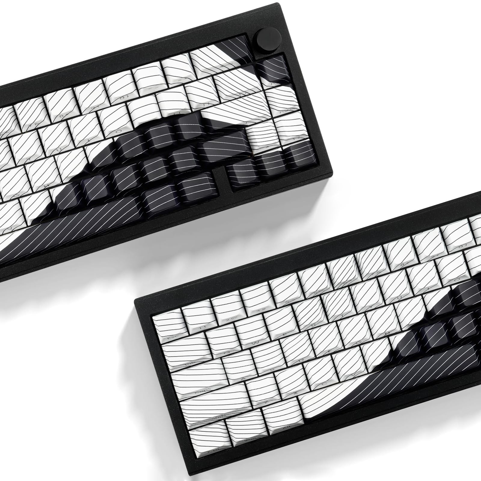 PBT Keycaps 128 Keys Shine Through Side Print Keycaps 75 Percent