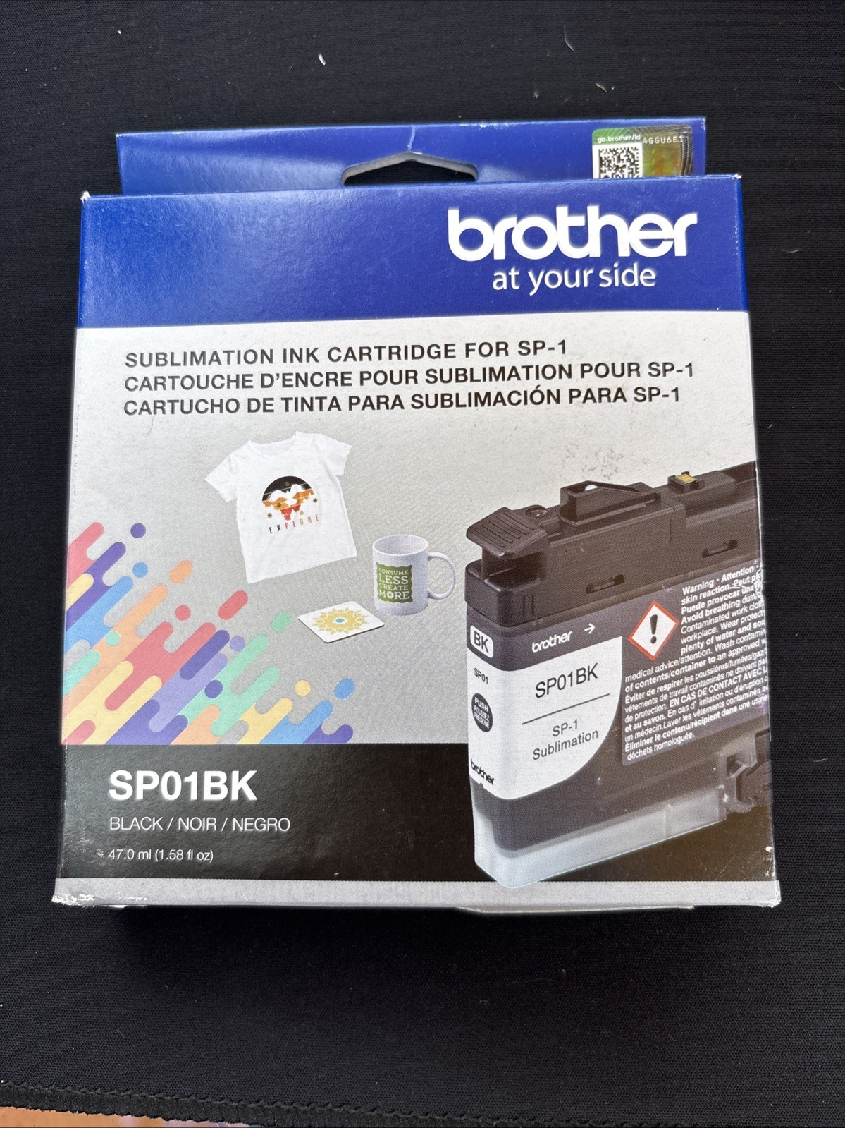 Genuine Brother SP01BK Sublimation Ink Cartridge for SP-1 - Black -  12/2025