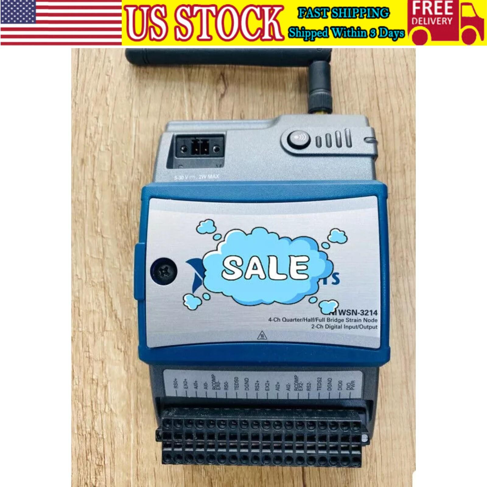 NEW National Instruments NI WSN 3214 NI WSN-3214 Dedicated Strain/Bridge Node