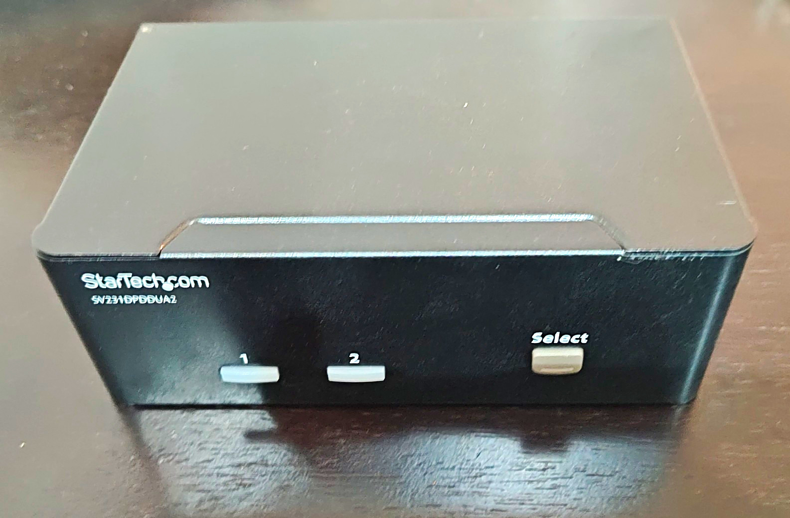 StarTech.com SV231DPDDUA2 2-Port DisplayPort KVM Switch Box Powered Black