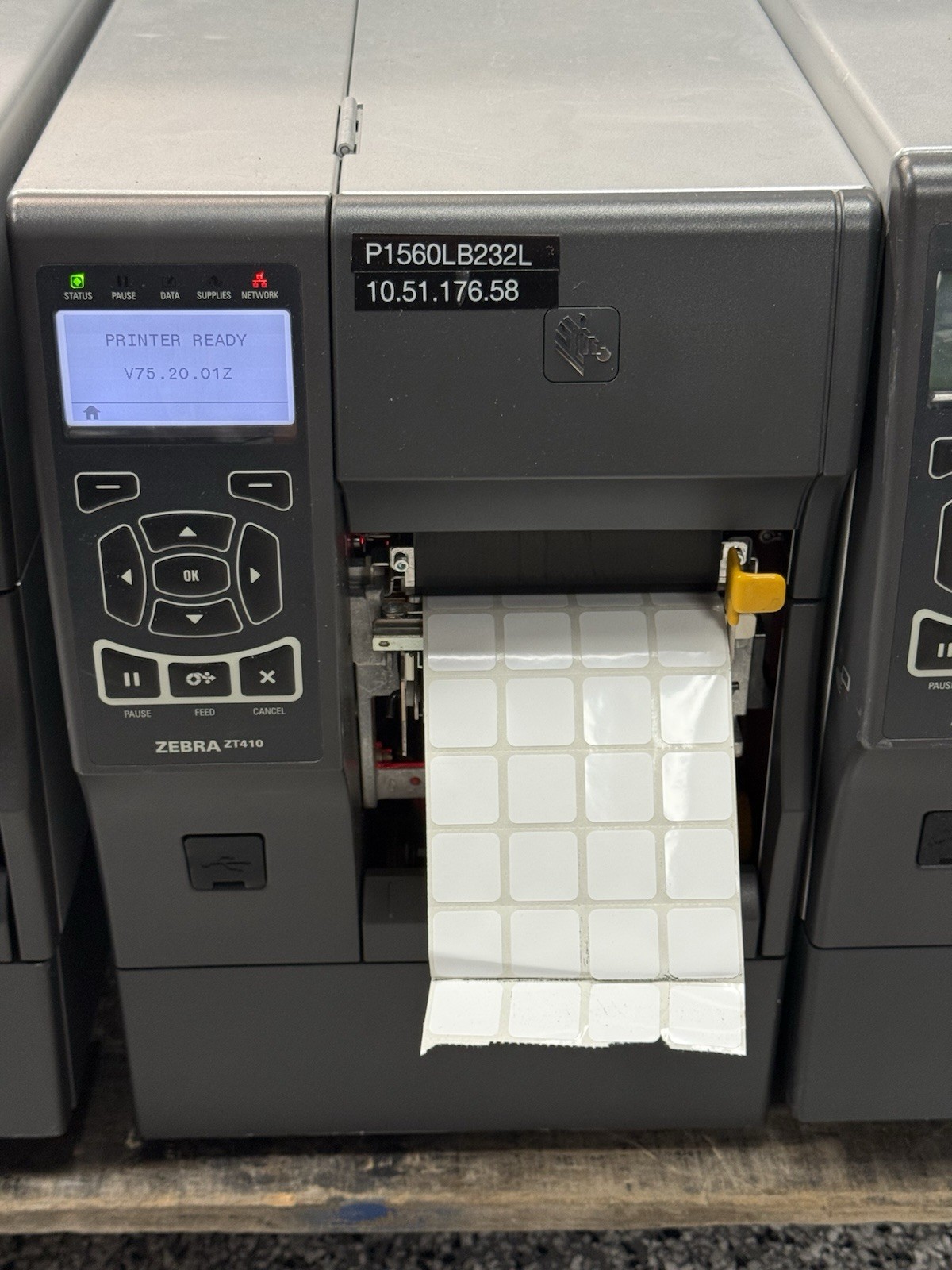 Zebra ZT410 300dpi Industrial Label Printer Direct Thermal USB LAN Bluetooth