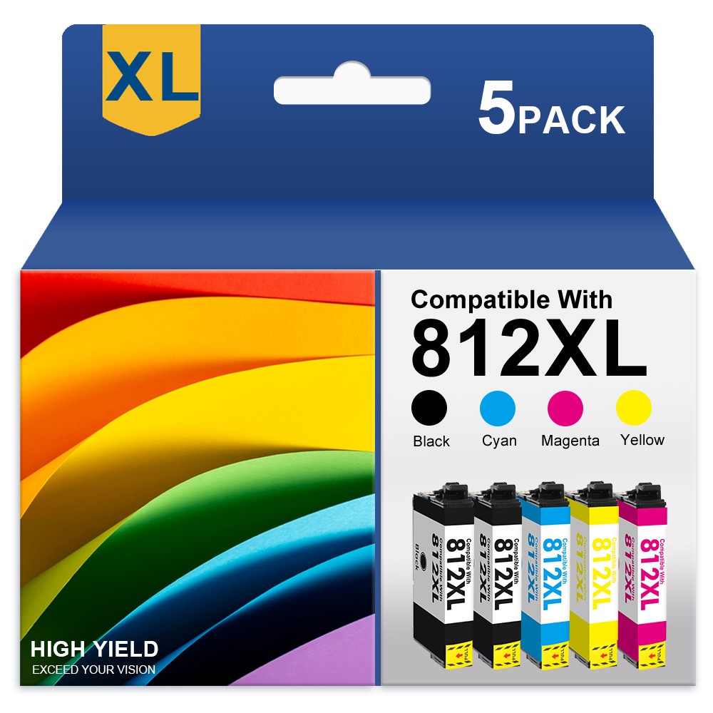 T812 XL 812XL Ink Cartridge For Epson WorkForce EC-C7000 WF-7310 WF-7820 WF-7840