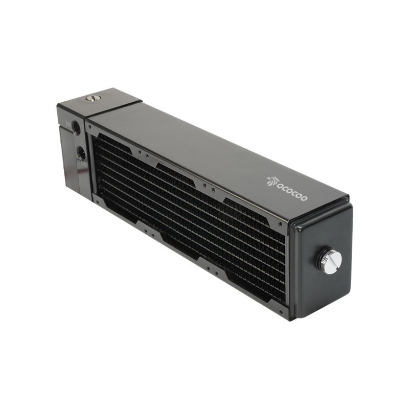 240mm 80mm Copper Radiator with Built-in Pump 12V for 2U Server Liquid Cooling