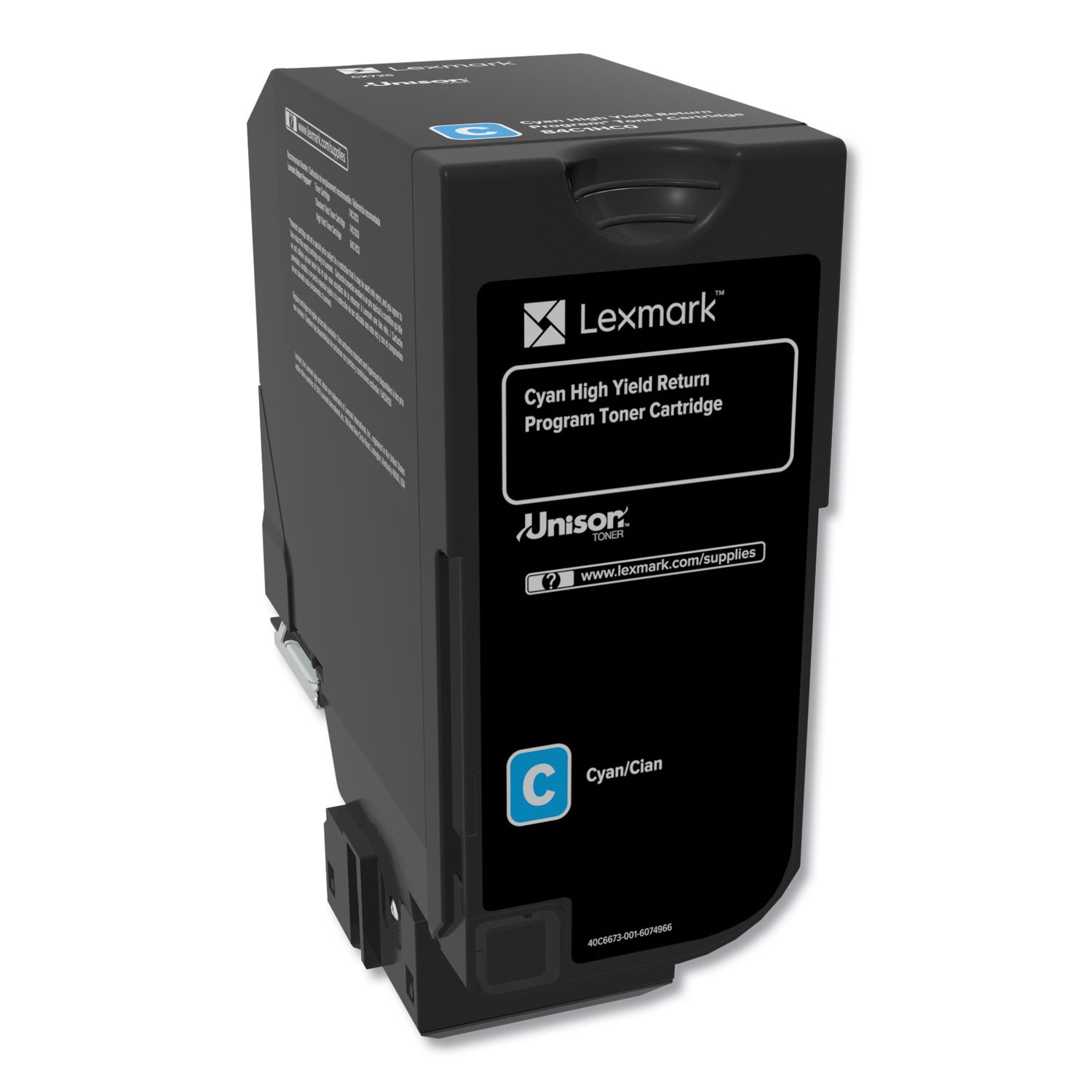 Lexmark 84C1HC0 (CX725) Return Program High-Yield Toner, Cyan