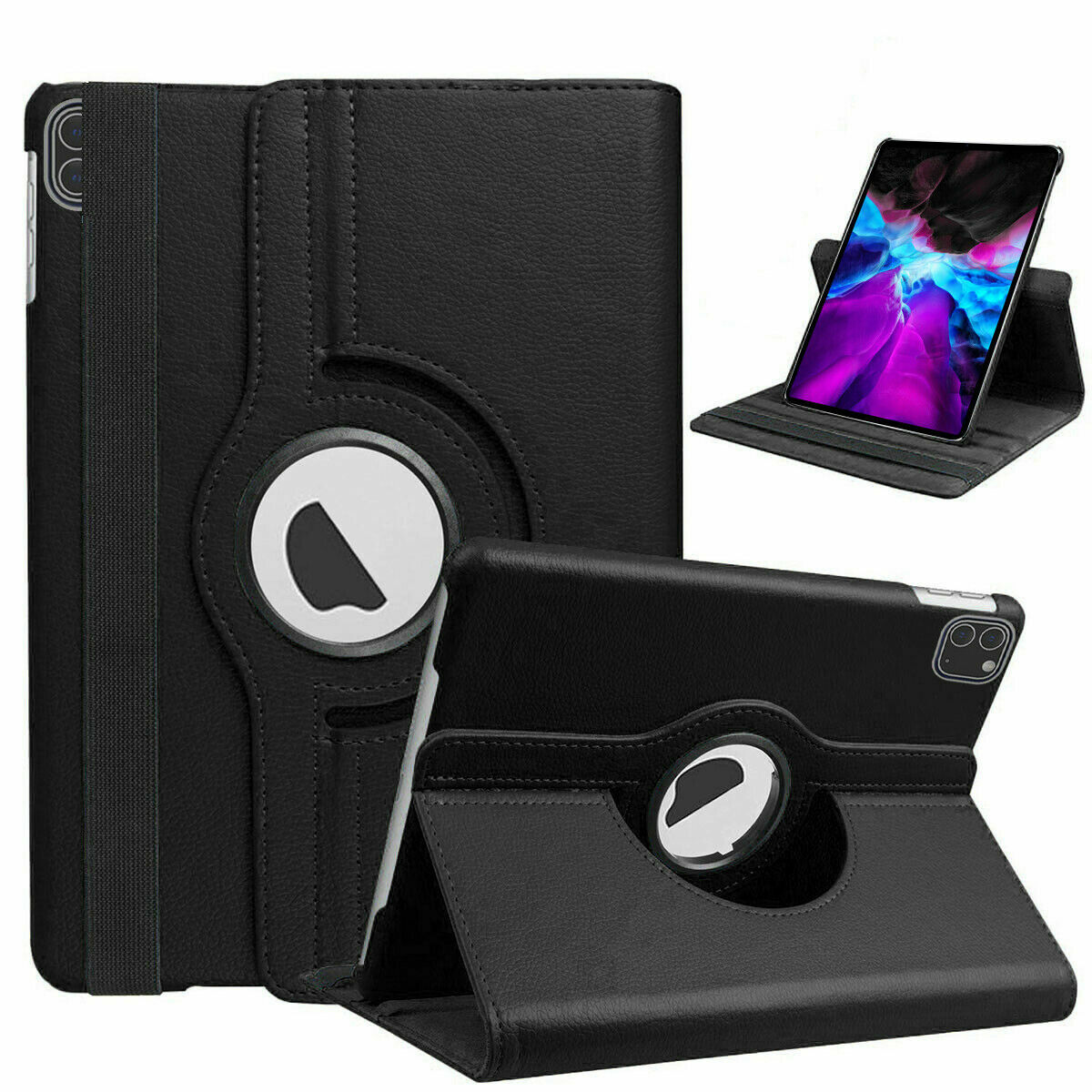 For Apple iPad Pro 11"2020 [A2228 A2068 A2230] 360 Rotating Leather Case Cover 