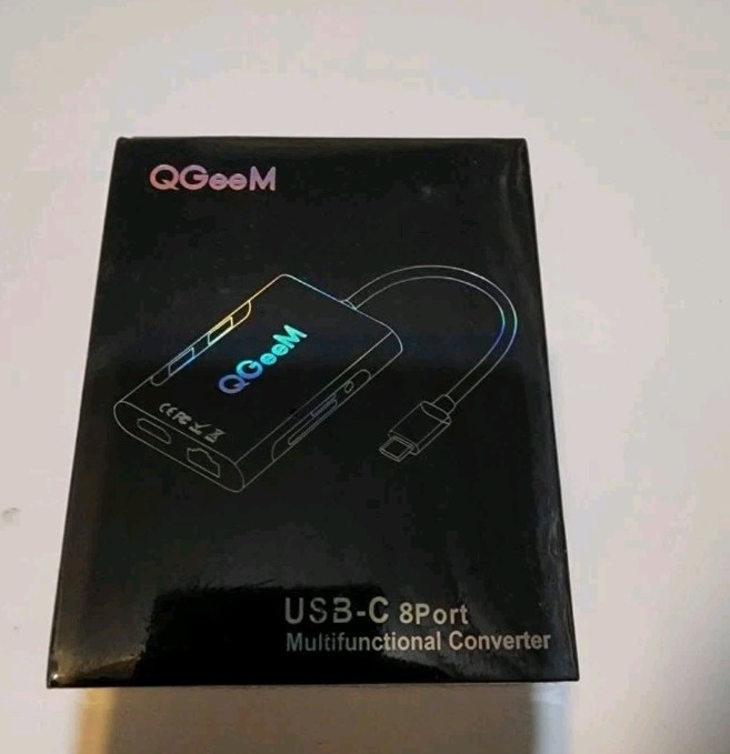New QGeeM 8 Port USB-C Multifunctional Converter
