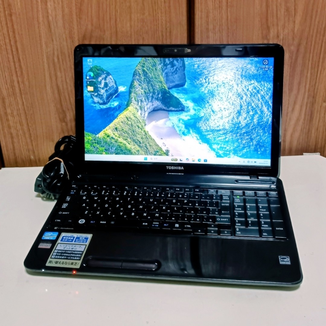 Toshiba dynabook T451/57DB 15.6 i7-2670QM 16GB 256GB BD Drive Win11 JP Key
